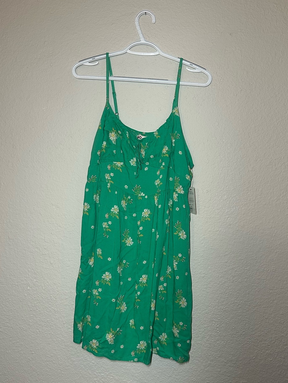 Women’s green floral Summer dress